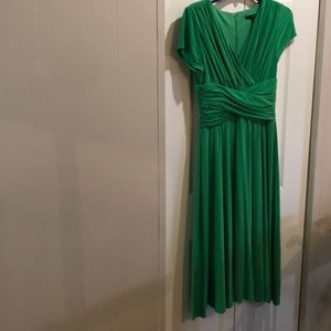 Flattering green dress